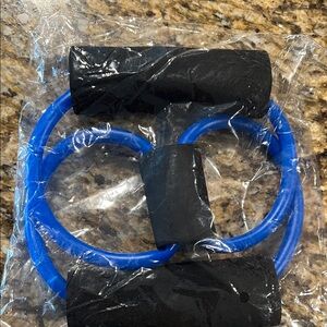 Black and Blue Resistance Bands